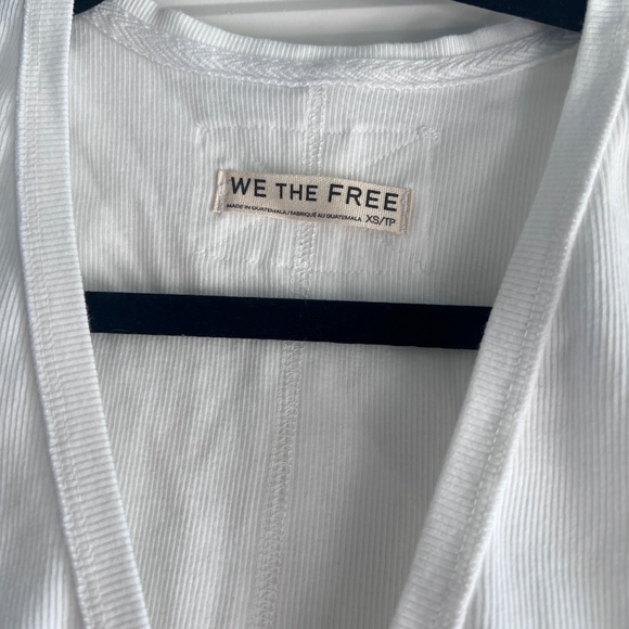 NWT We the Free Free People White Tank XS - Picture 5 of 8